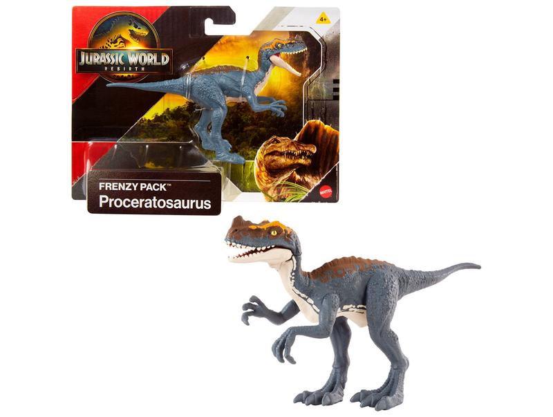 Dinossauro Jurassic World Rebirth Frenzy Pack - Articulado Mattel